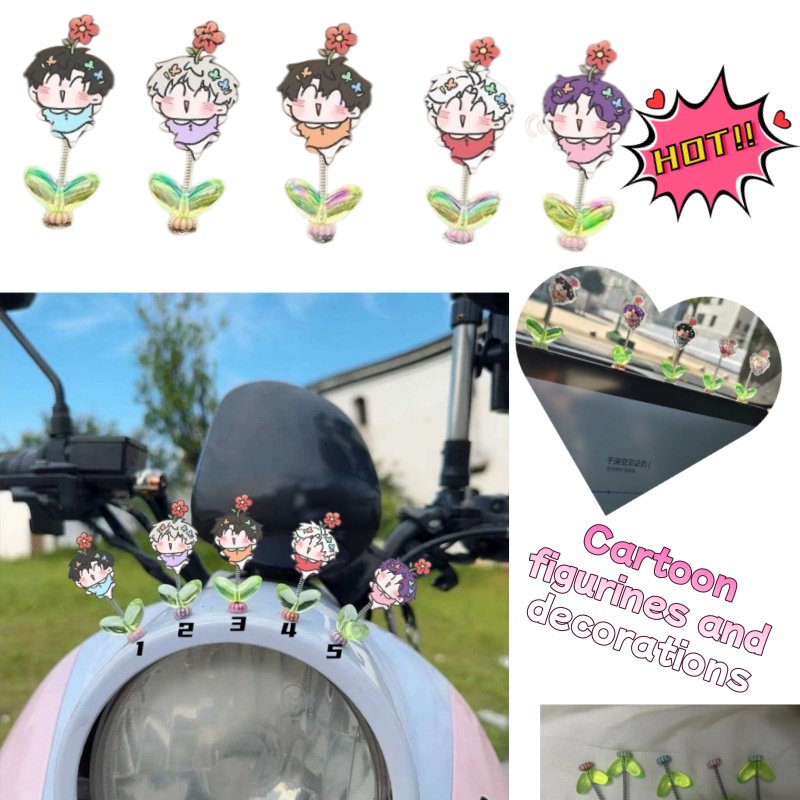Car Accessories In Japan - 5 Peças Anime Love and Deep