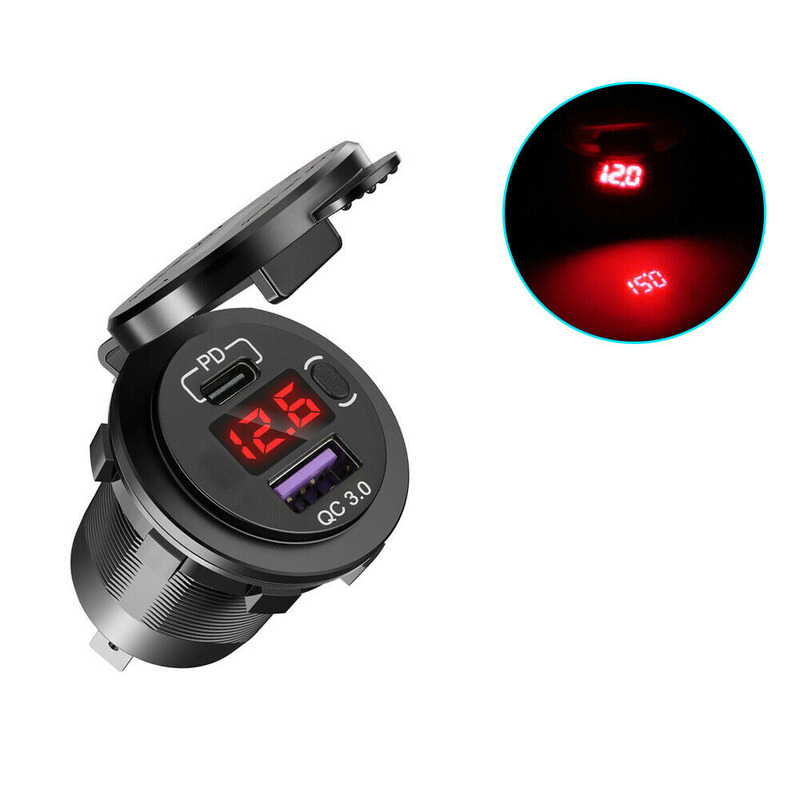 Car Accessories Qc - Qc portátil 3.0 + pd dupla