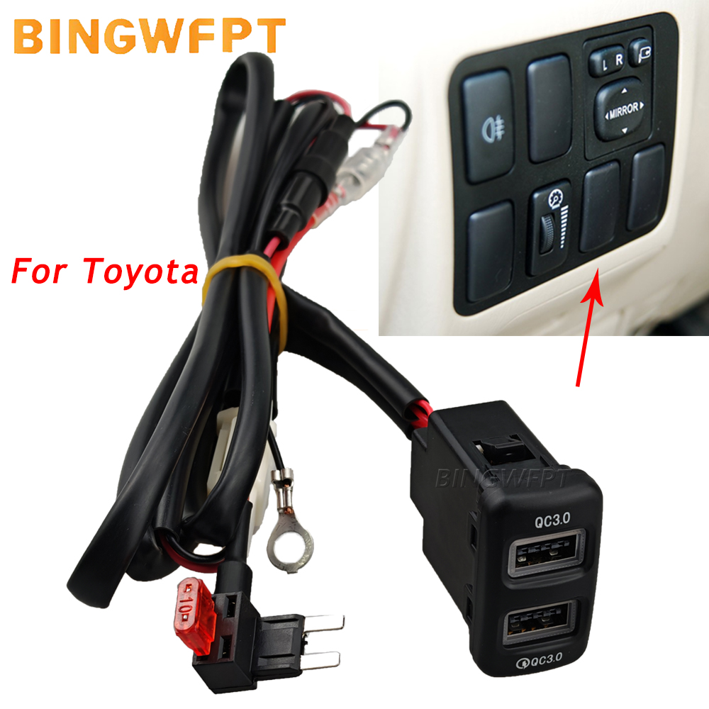 Car Accessories Qc - Adaptador de entrada para carregador rápido
