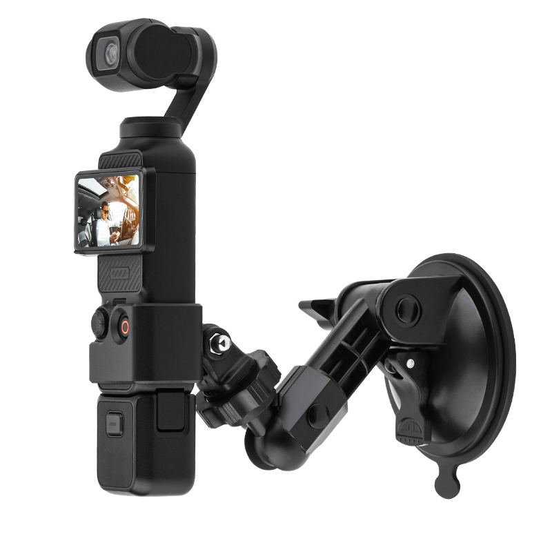 Car Cup Holder Expander - Suporte Veicular com Ventosa para Câmera