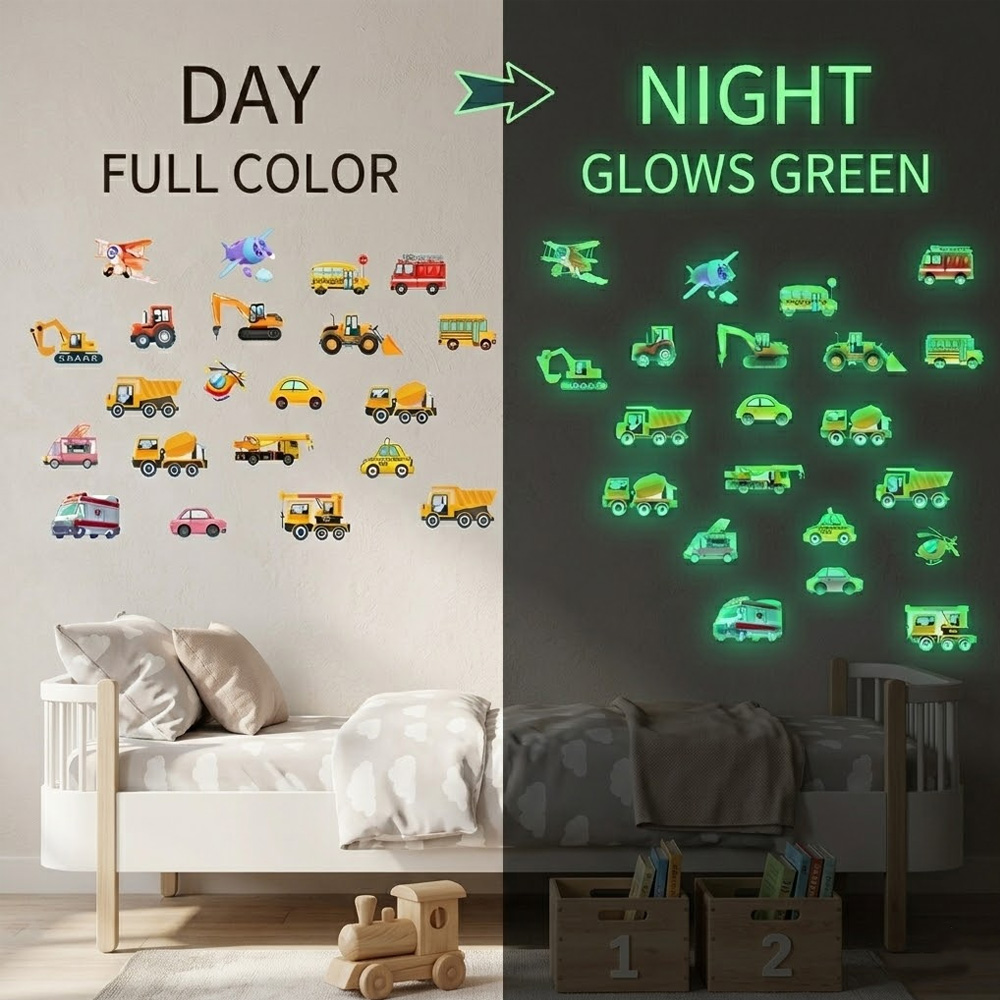 Car Accessories For Boys - Adesivos Luminosos para Carro, Conjunto de