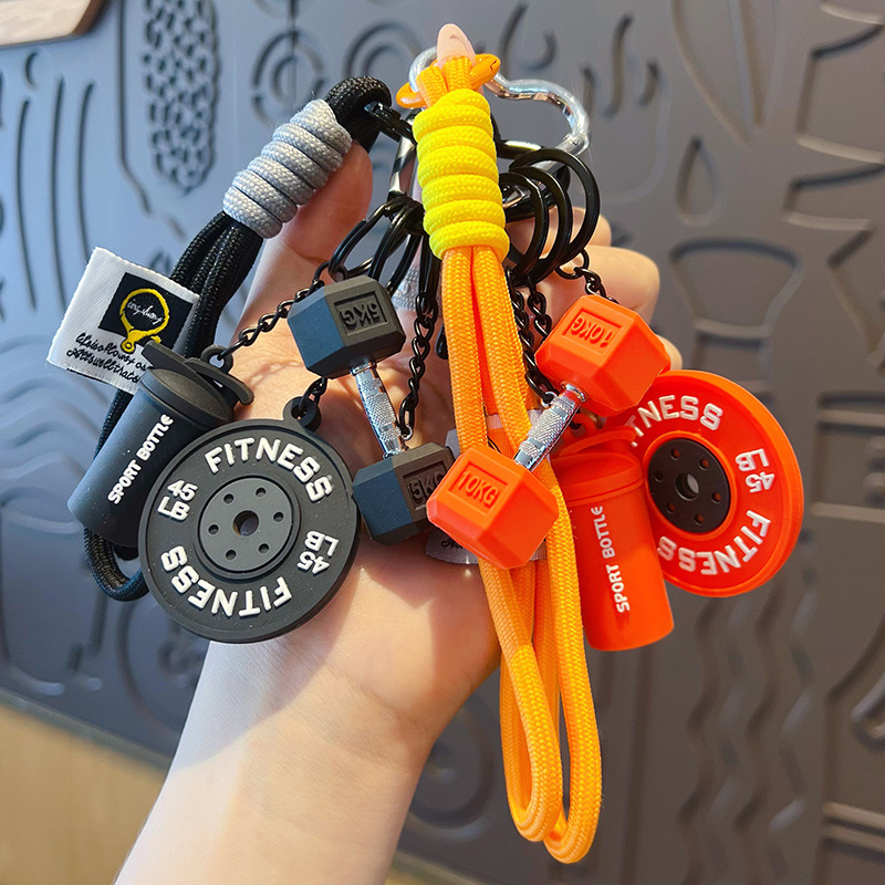 Chaveiro Criativo de Halteres  - Car Accessories In Japan avaliação e preço