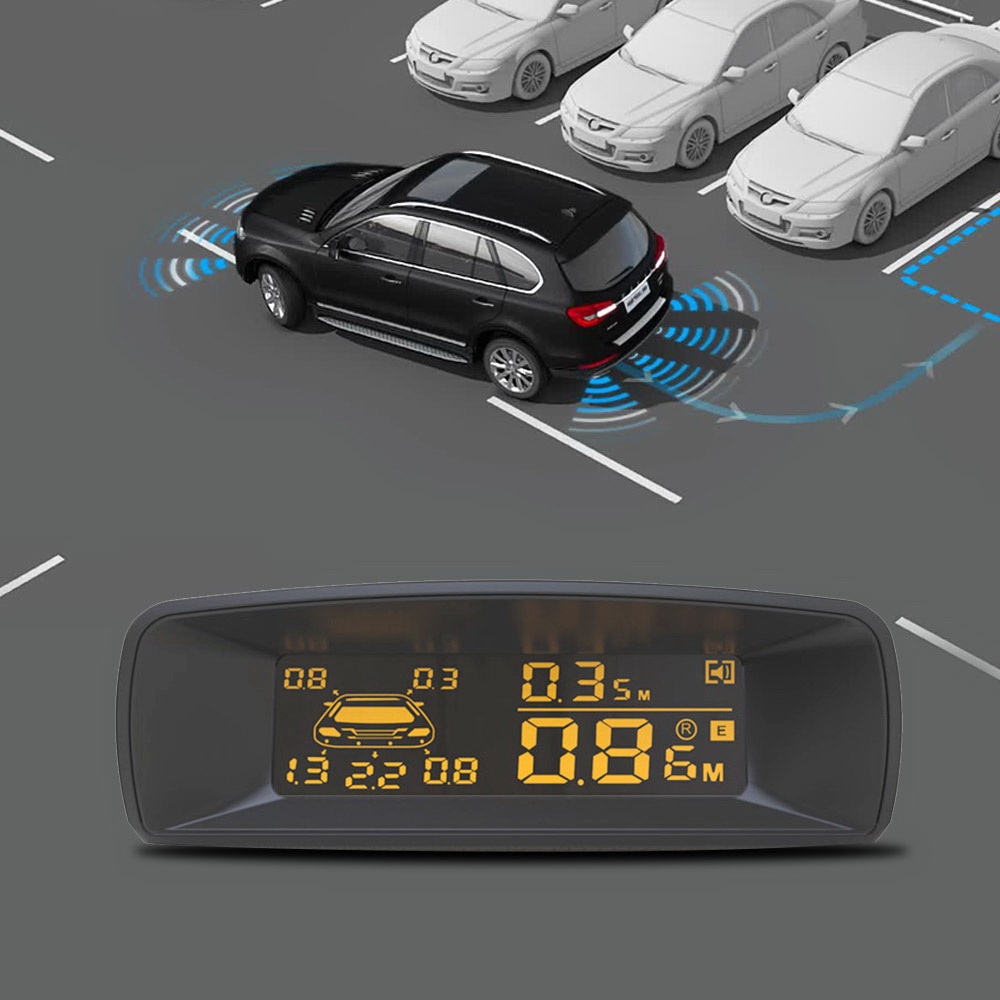 Sistema de 8 sensores de estac - Car Accessories Near Me avaliação e preço