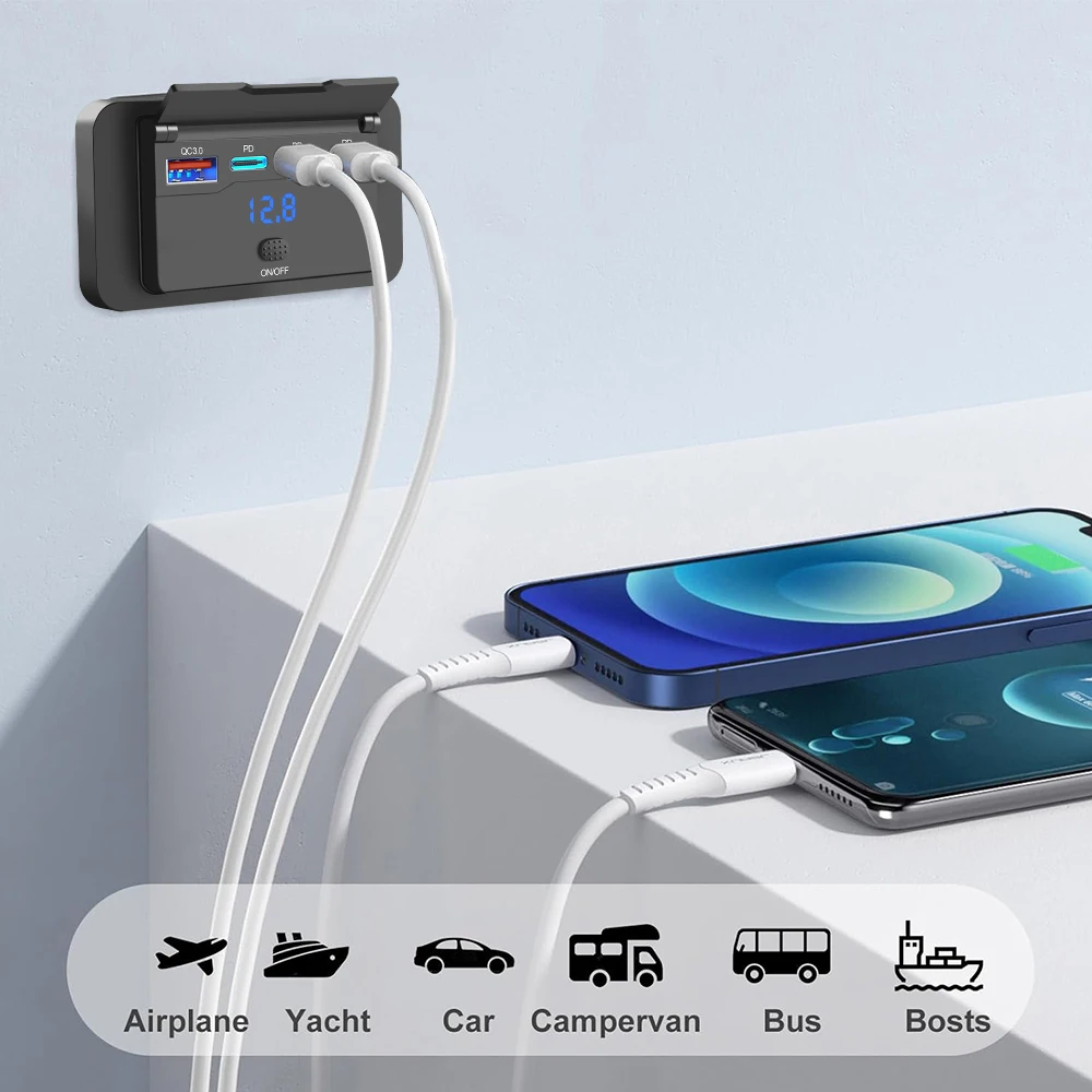 Três PD & QC 3.0 Carregador de - Car Accessories Qc avaliação e preço