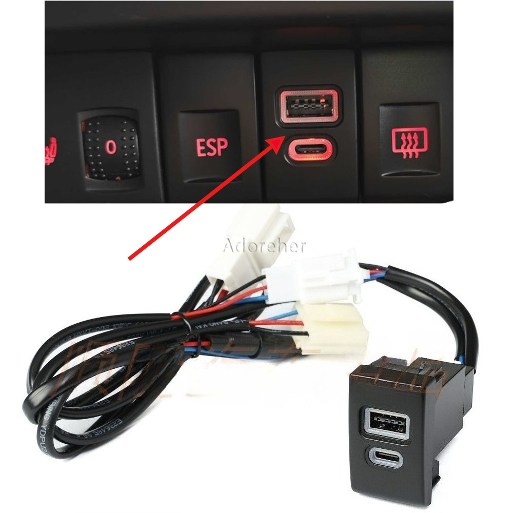 1 pc carro usb qc 3.0 tipo c c - Car Accessories Qc avaliação e preço