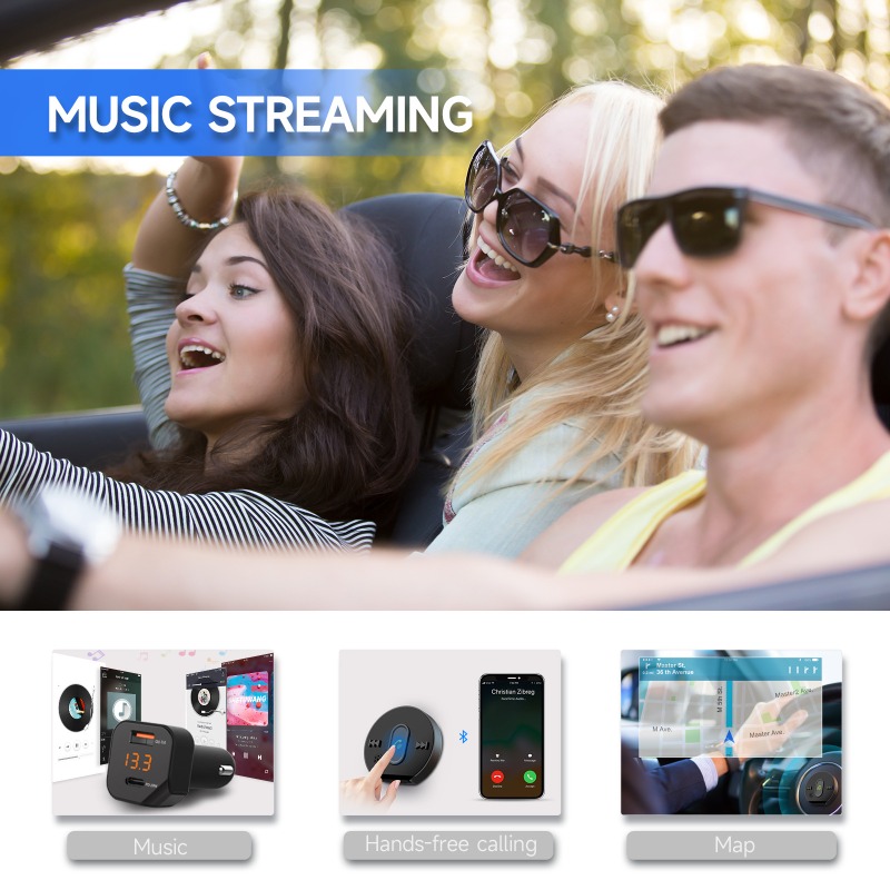 C23 Bluetooth 5.1 Carro MP3 Tr - Car Accessories Qc avaliação e preço