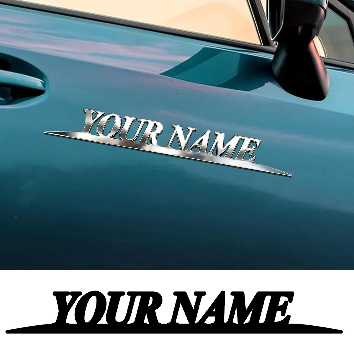 Adesivos de metal na moda com  - Car Accessories Gifts avaliação e preço