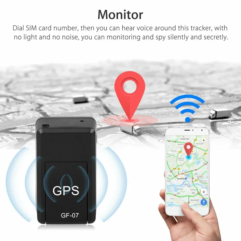 GF-07 mini rastreador gps de a - Car Accessories For Elderly avaliação e preço