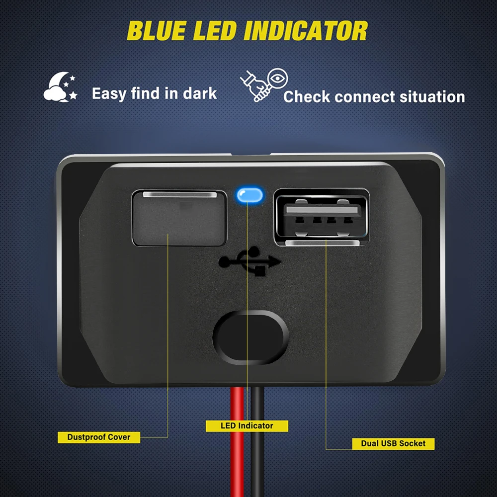 12v-24v usb tomada de carregad - Car Accessories Qc avaliação e preço