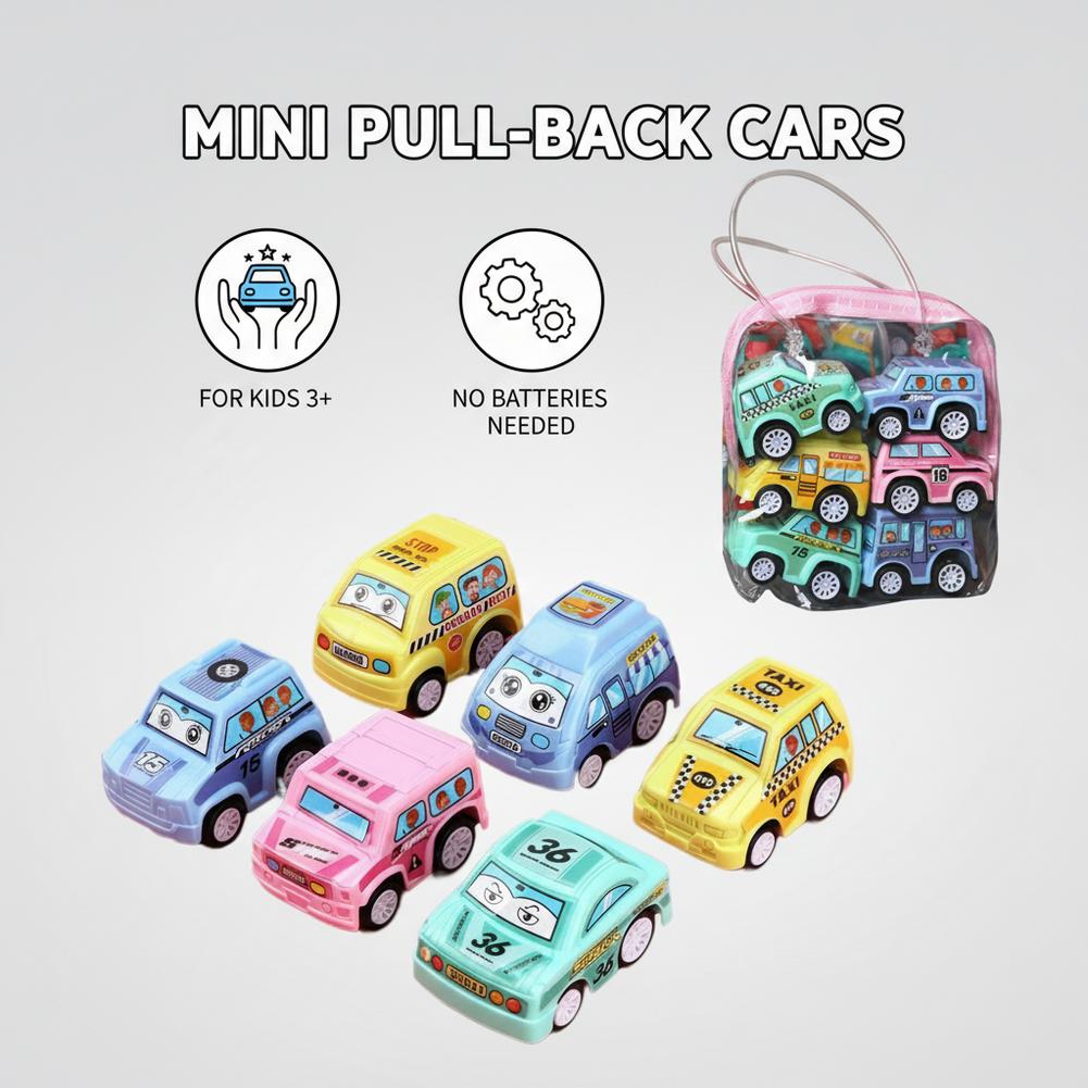 6 Peças de Mini Carros de Brin - Car Accessories For Boys avaliação e preço