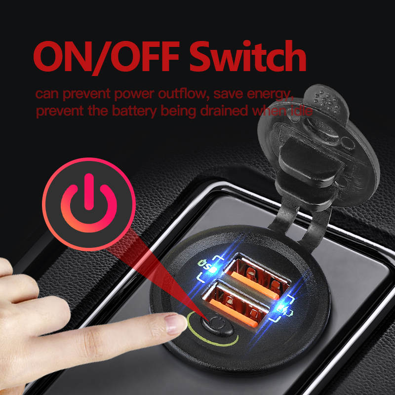 QC3.0-Carregador USB para carr - Car Accessories Qc avaliação e preço